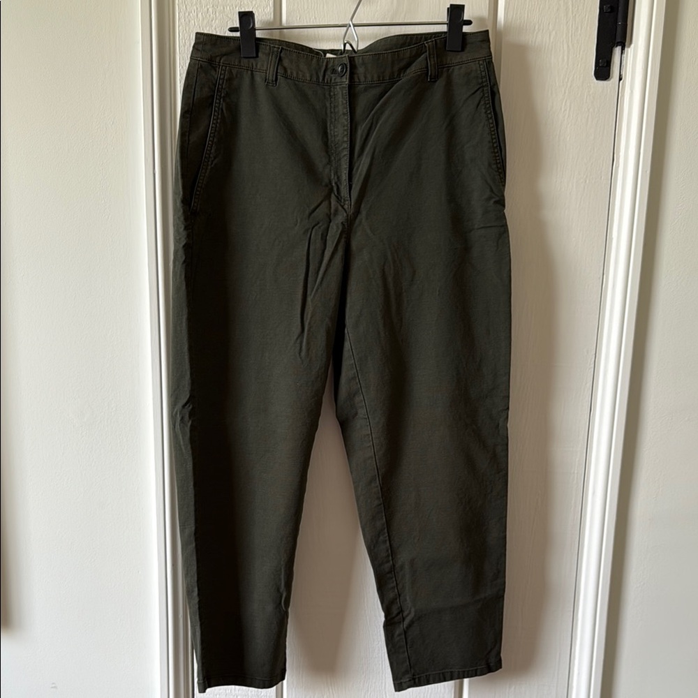 Eileen Fisher cotton-hemp pants size 10